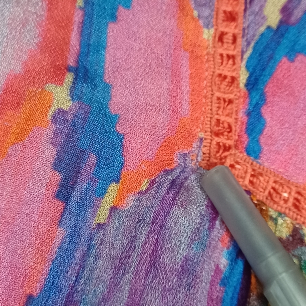 Anthropologie Multicolor Patterned Blouse - Picture 9 of 11